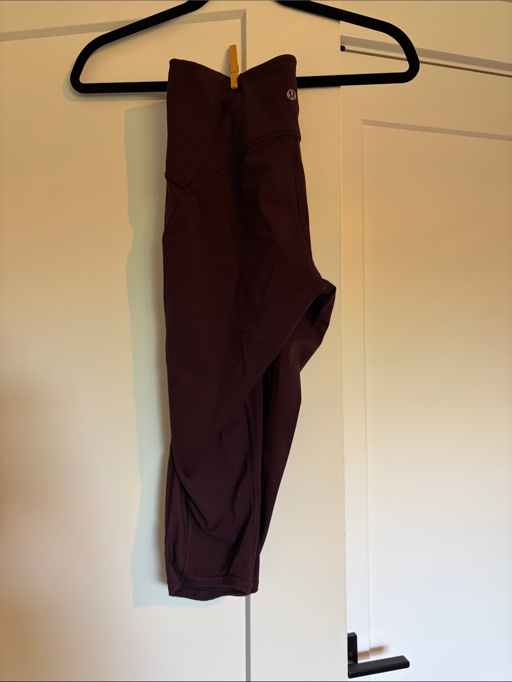 Purple lululemon athletica capris